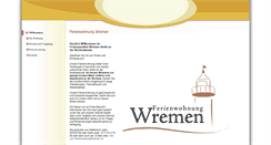 Desktop Screenshot of ferienwohnungwremen.de